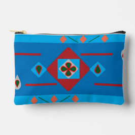 抽象芸術伝統 アクセサリーポーチ
