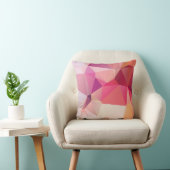 抽象芸術低ポリゴン背景、ジオメトリ三角形、m クッション (椅子)