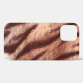 抽象芸術低ポリ動物の虎の毛の柄。自然 Case-Mate iPhoneケース (裏面 (横))