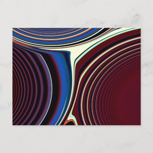 抽象芸術作成 ポストカード (正面)
