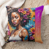 抽象芸術信仰女性Proverbs 31 30 クッション (ブランケット)