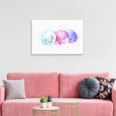 抽象芸術傘 キャンバスプリント (インサイチュ (リビング))