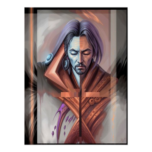 抽象芸術像 ポスター (正面)