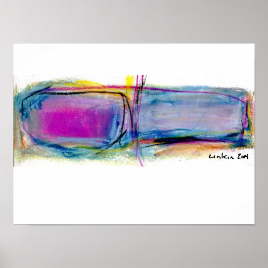 抽象芸術像 ポスター (正面)