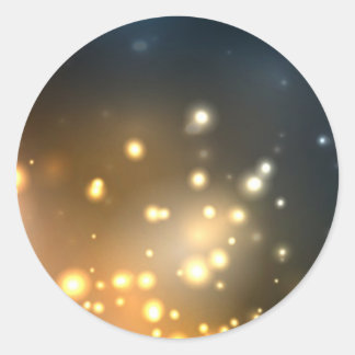 抽象芸術光彩 ラウンドシール