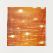 抽象芸術光沢のあるオレンジ色の背景抽象,アート,バックグラウンド タペストリー (正面(横))