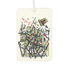 抽象芸術入力テープおよびレターフォーム1 カーエアーフレッシュナー