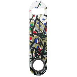 抽象芸術入力テープおよびレターフォーム1 スピード栓抜き