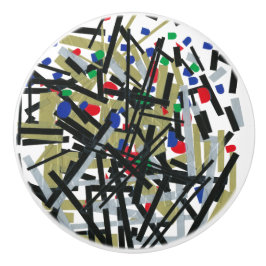 抽象芸術入力テープおよびレターフォーム1 セラミックノブ