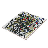 抽象芸術入力テープおよびレターフォーム1 タイル (側面)