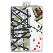 抽象芸術入力テープおよびレターフォーム1 フラスク (裏面)