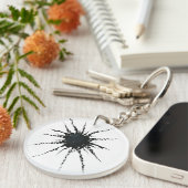 抽象芸術入力テープおよびレターフォーム3 キーホルダー (正面右)