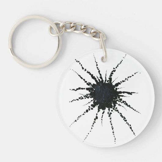 抽象芸術入力テープおよびレターフォーム3 キーホルダー (正面)