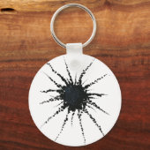 抽象芸術入力テープおよびレターフォーム3 キーホルダー (正面)