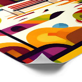 抽象芸術公園 ポスター (角)