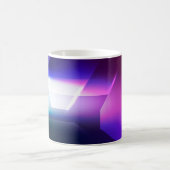 抽象芸術六角形の背景抽象的,芸術, コーヒーマグカップ (中央)