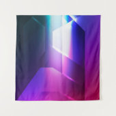 抽象芸術六角形の背景抽象的，芸術，  タペストリー (正面(横))