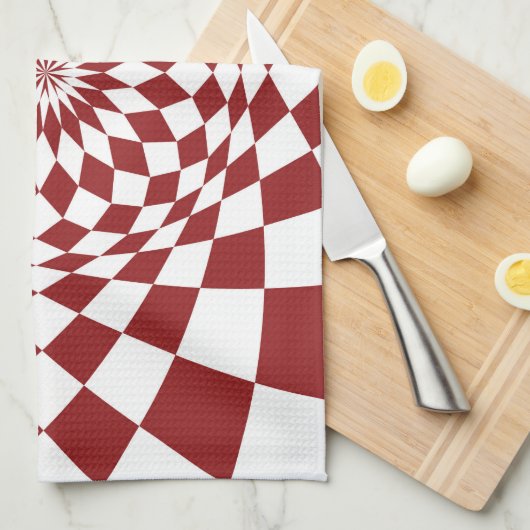 抽象芸術内部設計 キッチンタオル (四つ折り)