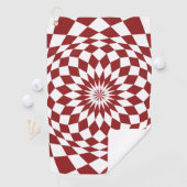 抽象芸術内部設計 ゴルフタオル (インサイチュ)