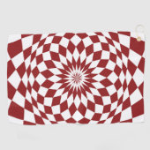 抽象芸術内部設計 ゴルフタオル (横)