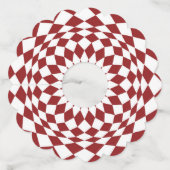 抽象芸術内部設計 ワイングラスタグ (裏面)