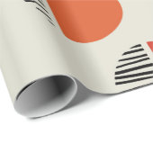 抽象芸術円のシームレスなパターン、背景  ラッピングペーパー (ロールコーナー)