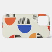 抽象芸術円のシームレスなパターン、背景  Case-Mate iPhoneケース (裏面 (横))