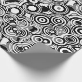 抽象芸術円の折り返し紙 ラッピングペーパー (角)