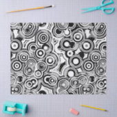 抽象芸術円ティッシュペーパー 薄葉紙 (クラフト)