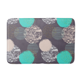 抽象芸術円パターンバスマット バスマット