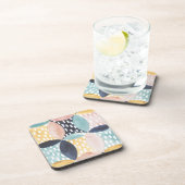 抽象芸術円パターン コースター (右側)