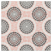 抽象芸術円パターン ファブリック (クローズアップ)