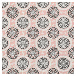 抽象芸術円パターン ファブリック