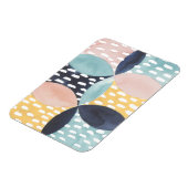 抽象芸術円パターン マグネット (左側)