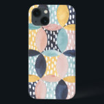 抽象芸術円パターン iPhone 13ケース<br><div class="desc">抽象芸術円パターンアーティスト： Grace Popp.イメージID: 150359D。</div>
