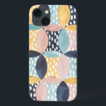 抽象芸術円パターン iPhone 13ケース<br><div class="desc">抽象芸術円パターンアーティスト： Grace Popp.イメージID: 150359D。</div>
