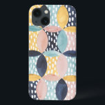 抽象芸術円パターン iPhone 13ケース<br><div class="desc">抽象芸術円パターンアーティスト： Grace Popp.イメージID: 150359D。</div>