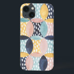 抽象芸術円パターン iPhone 13ケース<br><div class="desc">抽象芸術円パターンアーティスト： Grace Popp.イメージID: 150359D。</div>