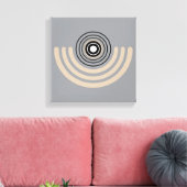 抽象芸術円弧 キャンバスプリント (インサイチュ (リビング))