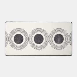 抽象芸術円組成 デスクマット