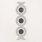 抽象芸術円組成 ヨガマット (正面)