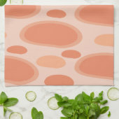 抽象芸術円 キッチンタオル (折り畳み)