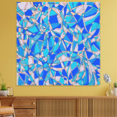 抽象芸術円 キャンバスプリント (インサイチュ (リビング))