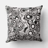 抽象芸術円 クッション (裏面)