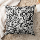 抽象芸術円 クッション (ブランケット)