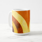抽象芸術円 コーヒーマグカップ (正面左)
