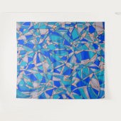 抽象芸術円 タペストリー (正面(横))