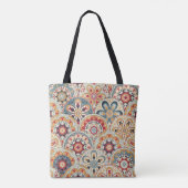 抽象芸術円:トレンディー色の壁紙 トートバッグ (裏面)