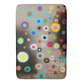抽象芸術円 バスマット (正面縦)
