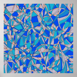 抽象芸術円 ポスター